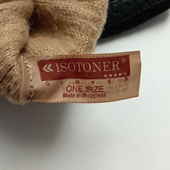 Isotoner Women's Spandex Touchscreen Gloves Black - Picture 8 of 10